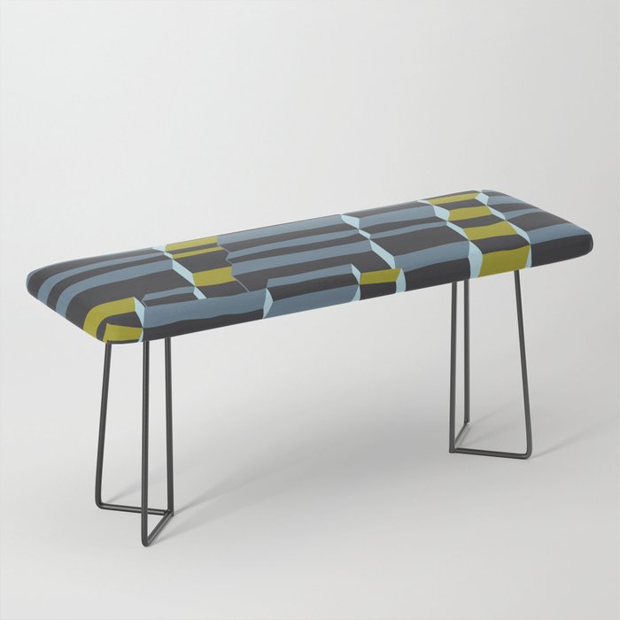 City life always up moonless night Bench Gallery Image 1