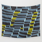 City life always up moonless night Wall Tapestry Gallery Image 4