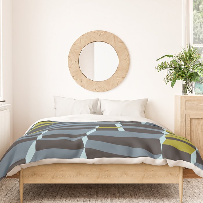 City life always up moonless night Duvet Cover Gallery Image 3