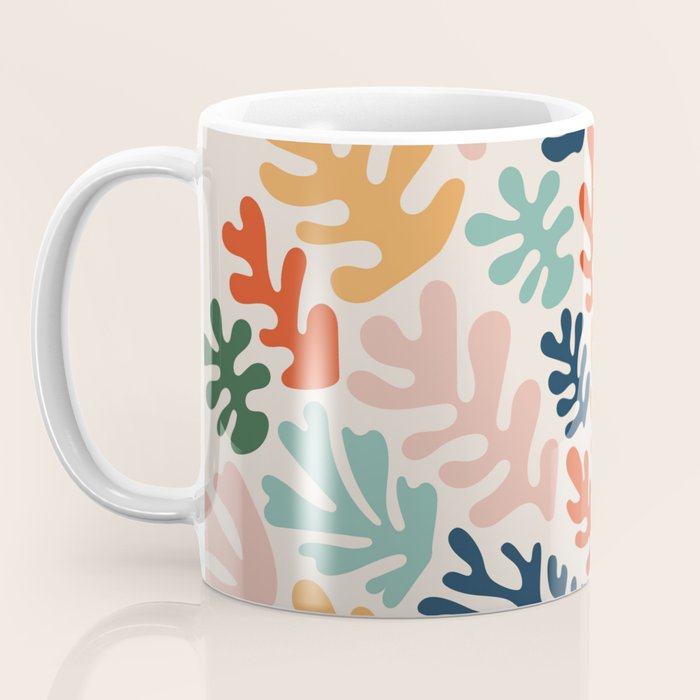 Matisse Colorful Cut Outs Mid Century Modern Art Coffee Mug Gallery Image 3