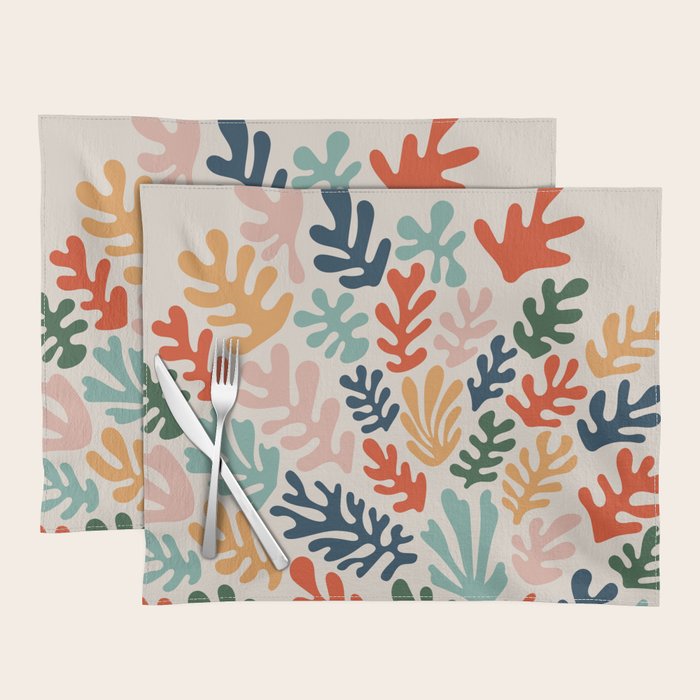 Matisse Colorful Cut Outs Mid Century Modern Art Placemat Gallery Image 1