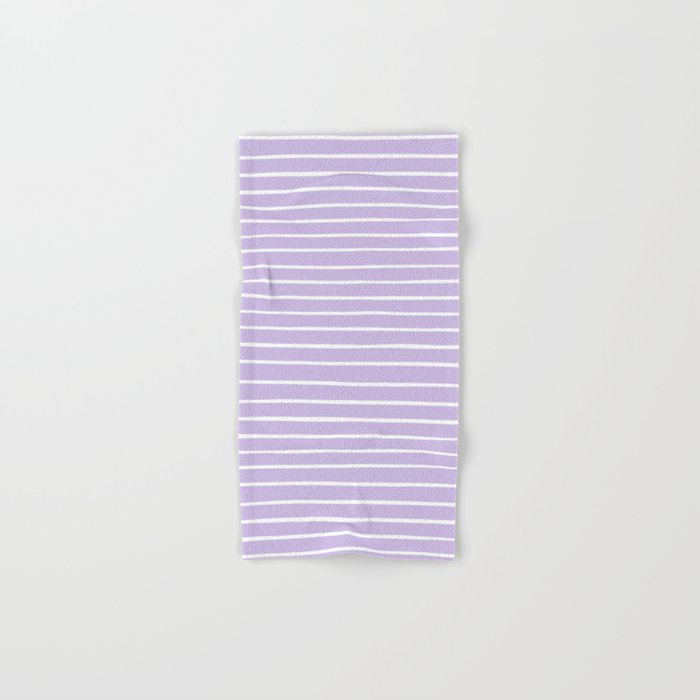 Stripes Lavender Bath Towel Gallery Image 1