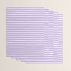 Stripes Lavender Wrapping Paper Gallery Image 3