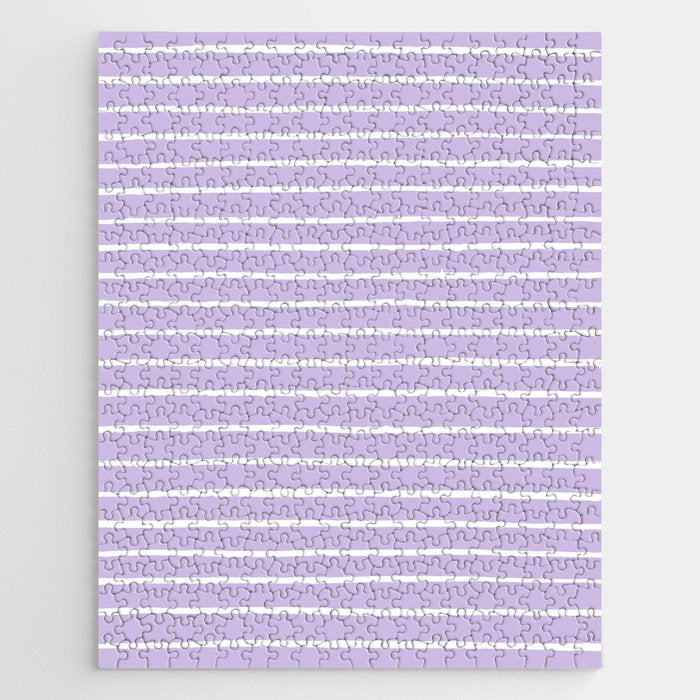 Stripes Lavender Jigsaw Puzzle Gallery Image 1