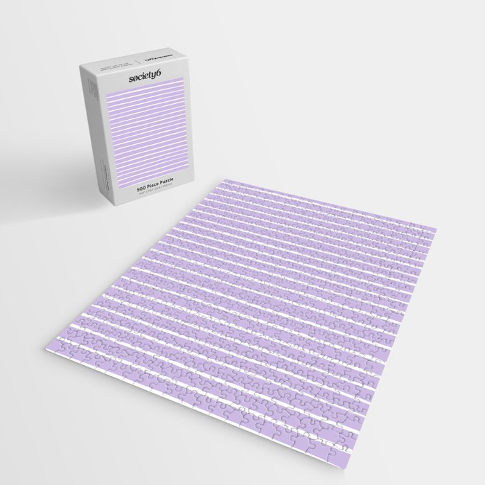 Stripes Lavender Jigsaw Puzzle Gallery Image 2