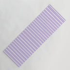 Stripes Lavender Yoga Mat Gallery Image 1