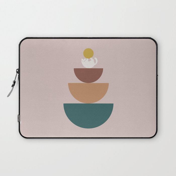 Cat Landscape 196C Laptop Sleeve Gallery Image 1