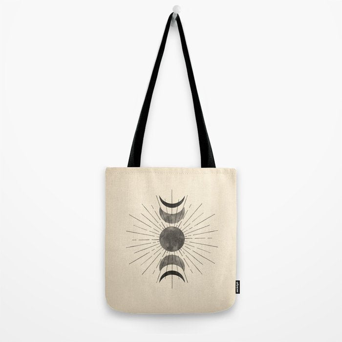 Boho sun and moon Tote Bag Gallery Image 2