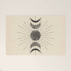 Boho sun and moon Welcome Mat Gallery Image 1