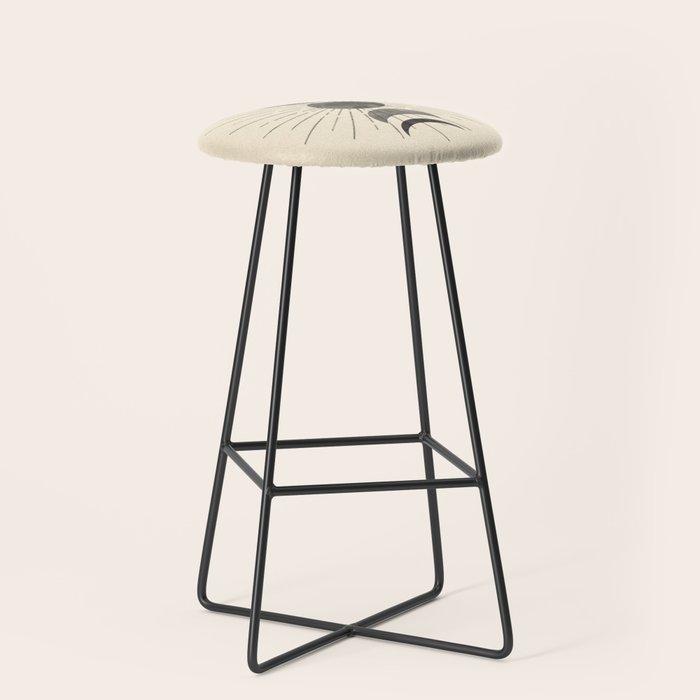 Boho sun and moon Stool Gallery Image 1