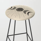 Boho sun and moon Stool Gallery Image 2
