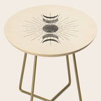 Boho sun and moon Side Table Gallery Image 2