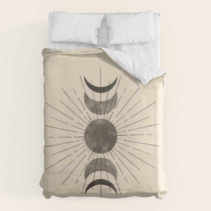 Boho sun and moon Duvet Cover Gallery Image 6
