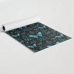 Mystical Luna Moth - Turquoise Yoga Mat Gallery Image 2