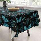 Mystical Luna Moth - Turquoise Tablecloth Gallery Image 3