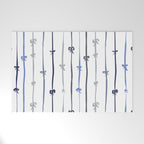 All in a bow - blue Welcome Mat Gallery Image 1
