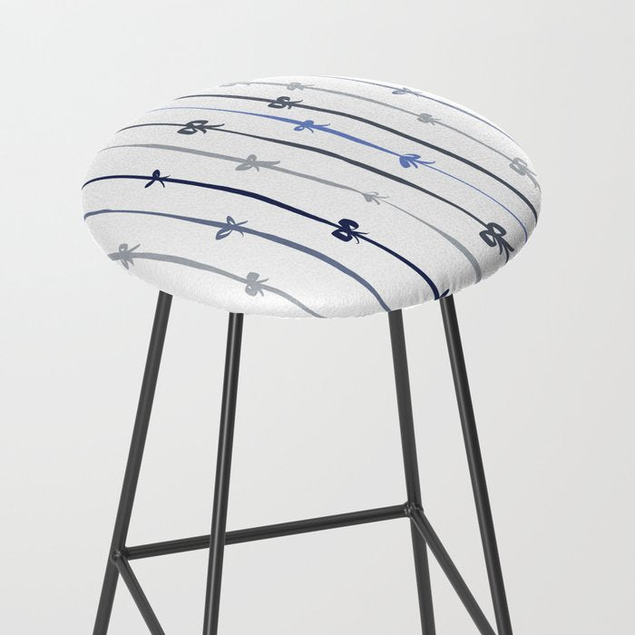 All in a bow - blue Stool Gallery Image 2