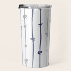 All in a bow - blue Travel Mug Gallery Image 3