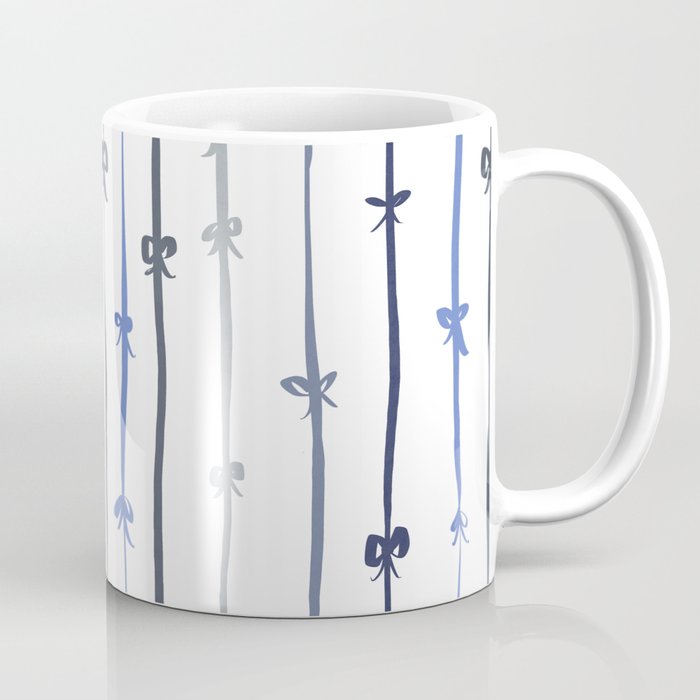 All in a bow - blue Coffee Mug Gallery Image 1