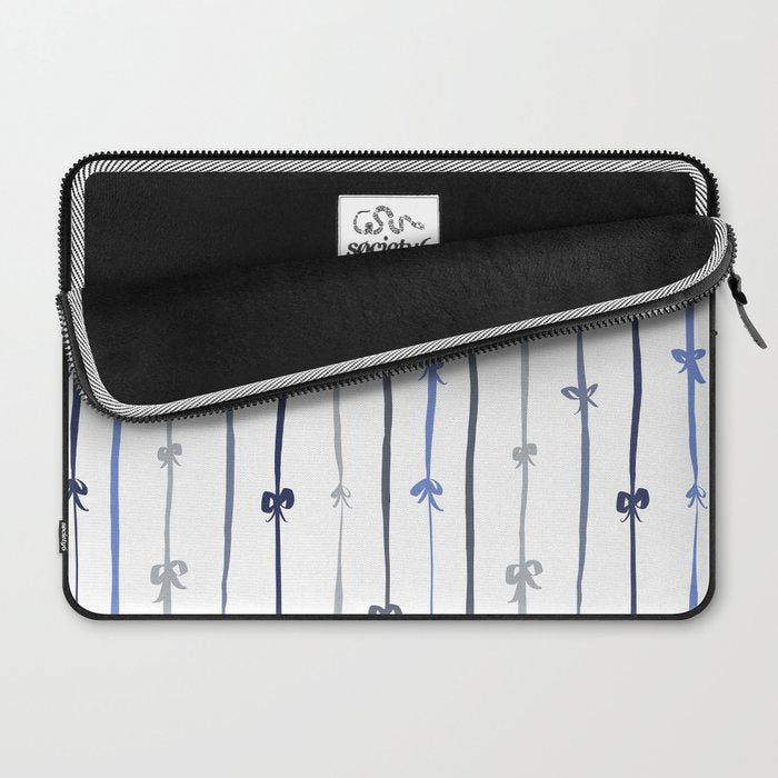 All in a bow - blue Laptop Sleeve Gallery Image 2