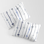 All in a bow - blue Pillow Sham Gallery Image 3