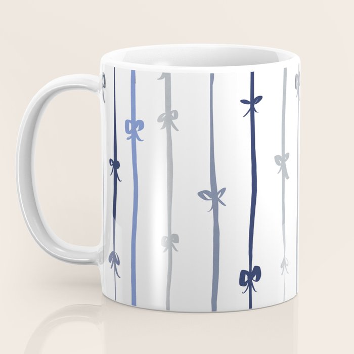 All in a bow - blue Coffee Mug Gallery Image 3