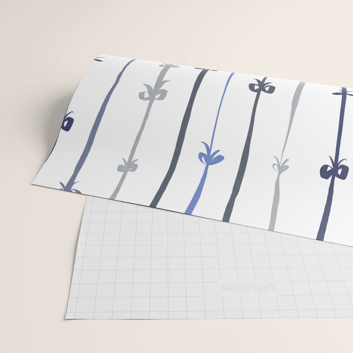 All in a bow - blue Wrapping Paper Gallery Image 2