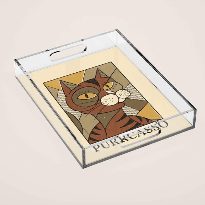 Purrcasso Acrylic Tray Gallery Image 1