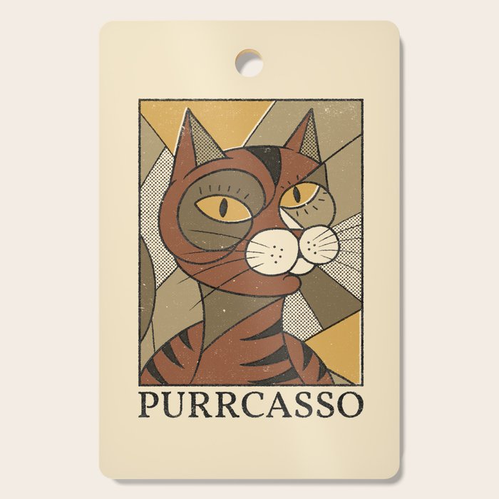 Purrcasso Cutting Board Gallery Image 1