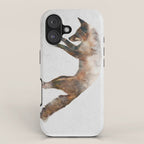 Jumping Fox iPhone Case Gallery Image 1