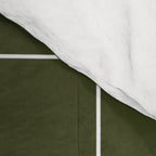 Grid (Olive Green) Comforter Gallery Image 4