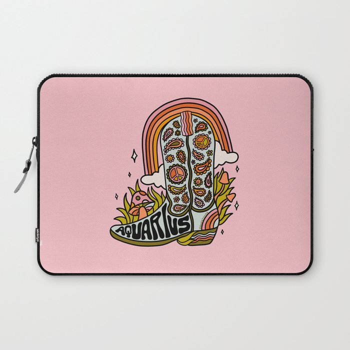 Aquarius Cowboy Boots Laptop Sleeve Gallery Image 1