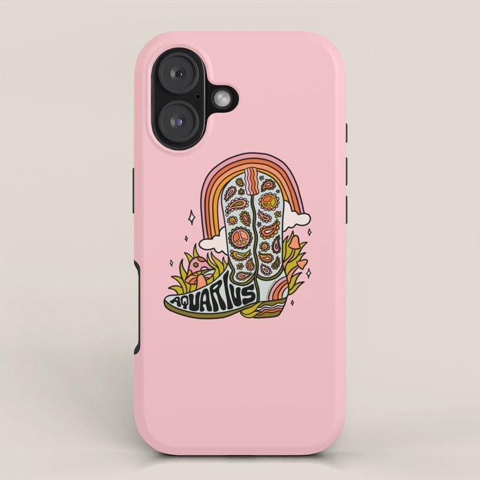 Aquarius Cowboy Boots iPhone Case Gallery Image 1