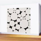 Circular Collage - Black and White Wall Mural Gallery Image 2