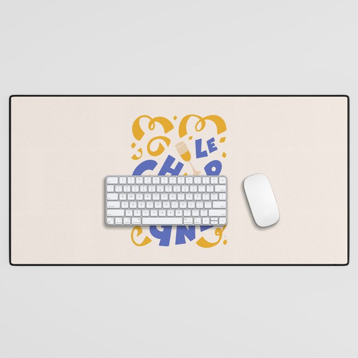 Le Champagne French Desk Mat Gallery Image 1