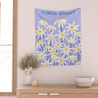 Flower Market - English Daisy Wall Tapestry Gallery Image 2
