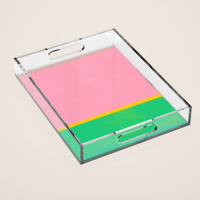 stripe study 42 Acrylic Tray Gallery Image 1