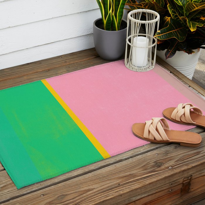 stripe study 42 Outdoor Rug Gallery Image 2