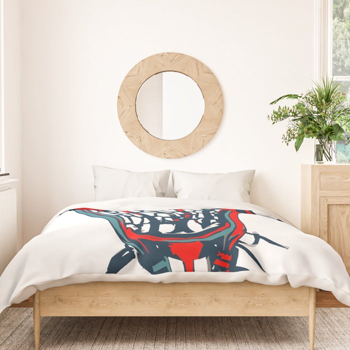 Lacrosse Vote Flow Duvet Cover Gallery Image 3