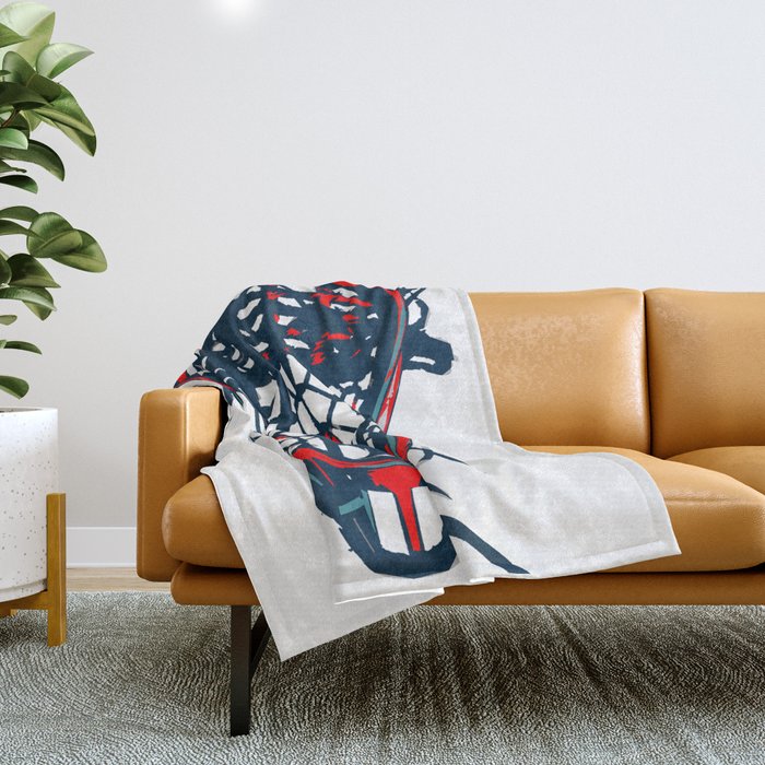 Lacrosse Vote Flow Throw Blanket Gallery Image 1