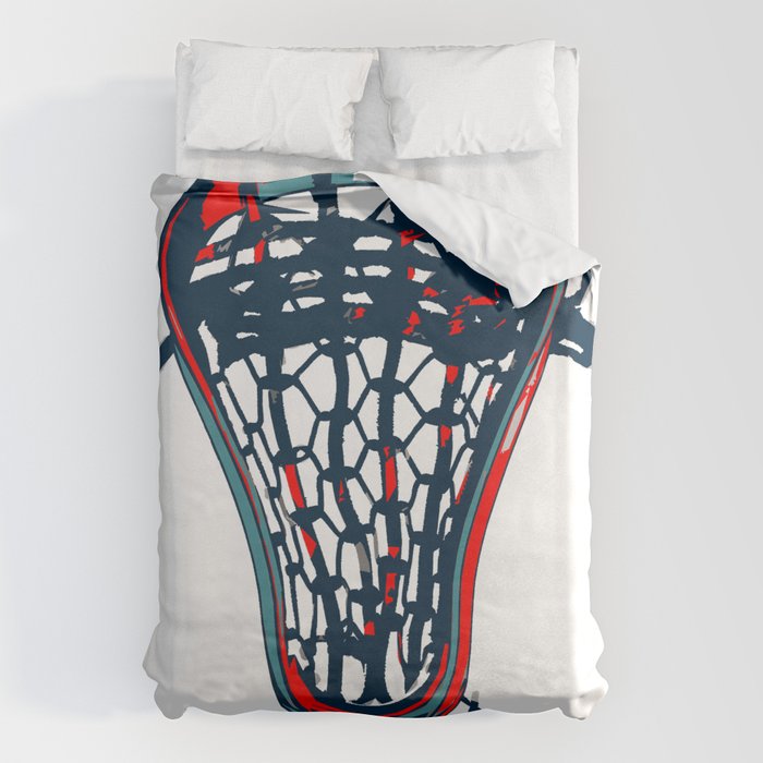 Lacrosse Vote Flow Duvet Cover Gallery Image 1