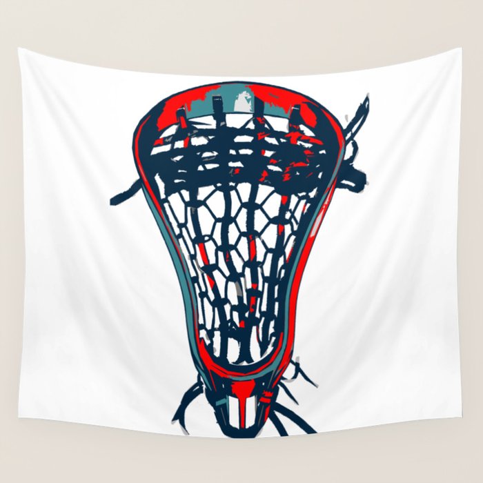 Lacrosse Vote Flow Wall Tapestry Gallery Image 4
