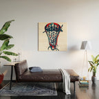 Lacrosse Vote Flow Wood Wall Art Gallery Image 2
