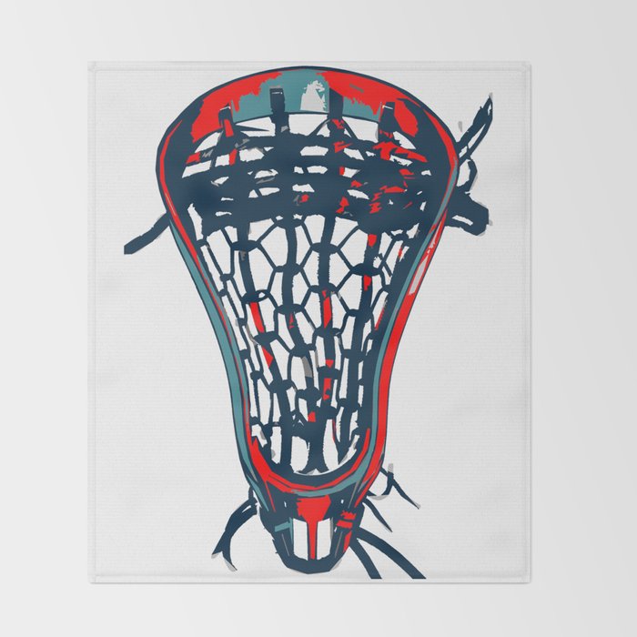 Lacrosse Vote Flow Throw Blanket Gallery Image 2