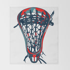 Lacrosse Vote Flow Throw Blanket Gallery Image 2