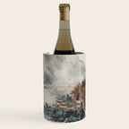 Magical Misty Japanese Mountain River Landscape Wine Chiller Gallery Image 1