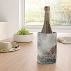 Magical Misty Japanese Mountain River Landscape Wine Chiller Gallery Image 4