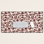 Floral shapes Pattern 01 Desk Mat Gallery Image 1