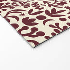 Floral shapes Pattern 01 Welcome Mat Gallery Image 2