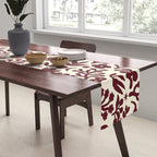 Floral shapes Pattern 01 Table Runner Gallery Image 2